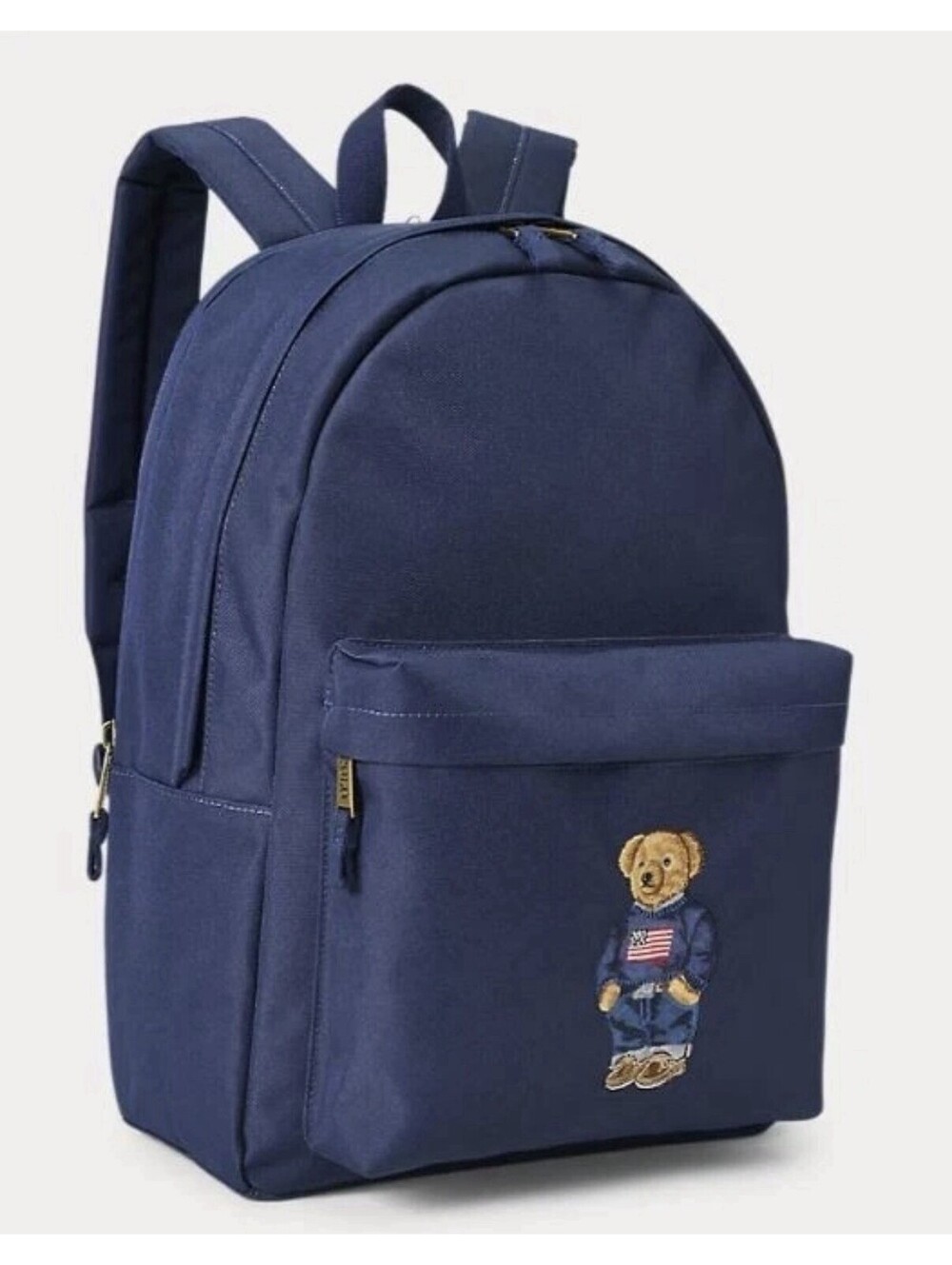 Polo Ralph Lauren Polo Bear Backpack Navy Blue Laptop/School/Travel Brand New
